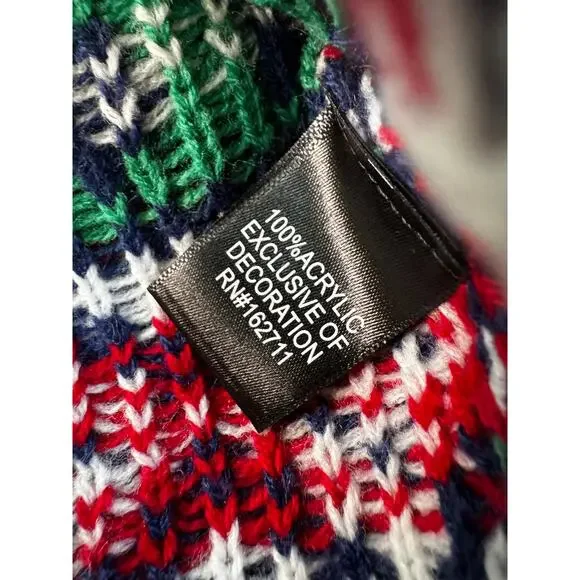 New 33DEGREES NORDSTROM Kids I Just Love Elfing Around Holiday Sweater Size L - Picture 4 of 4